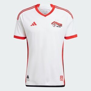 Adidas San Jose Earthquakes 2024/25 Away Authentic Jersey HZ6193 (White/Red)